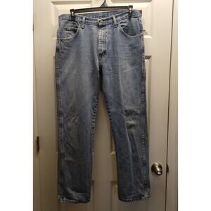 Wrangler Men's Size 36x32 Regular Fit Blue Jeans 96501DS